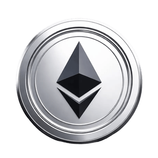 Unoszący się element graficzny z monetą Ethereum (ETH)